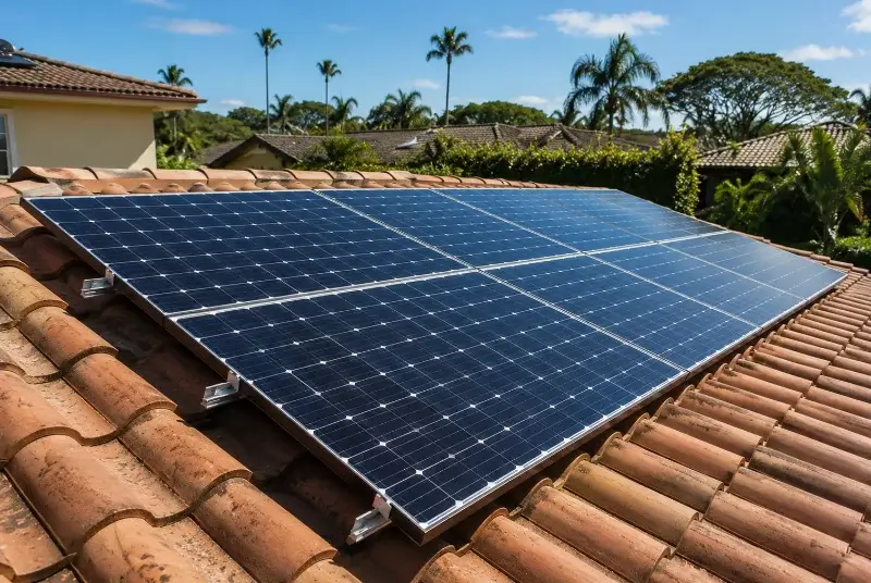 Installation de panneaux solaires à Amou